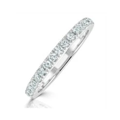 Isadora Matching Wedding Band 0.40ct G/Si Diamond In 18K White Gold