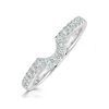 Georgina Matching Wedding Band 0.45ct G/Si Diamond In 18K White Gold