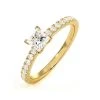 Katerina Princess Diamond Engagement Ring 18K Gold 0.85ct G/SI1