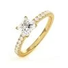 Katerina GIA Princess Diamond Engagement Ring 18K Gold 1.15ct G/VS1