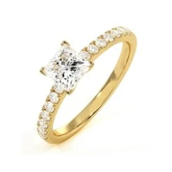 Katerina GIA Princess Diamond Engagement Ring 18K Gold 1.15ct G/VS1