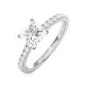 Katerina GIA Princess Diamond Engagement Ring 18KW Gold 1.50ct G/SI2