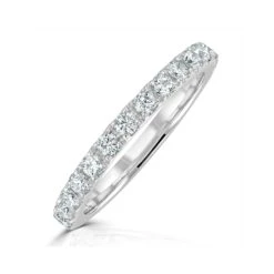 Katerina Matching Wedding Band 0.50ct G/Si Diamond In 18K White Gold