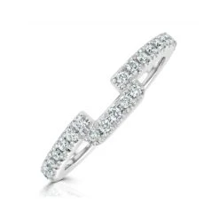 Annabelle Matching Wedding Band 0.30ct G/Si Diamond In Platinum