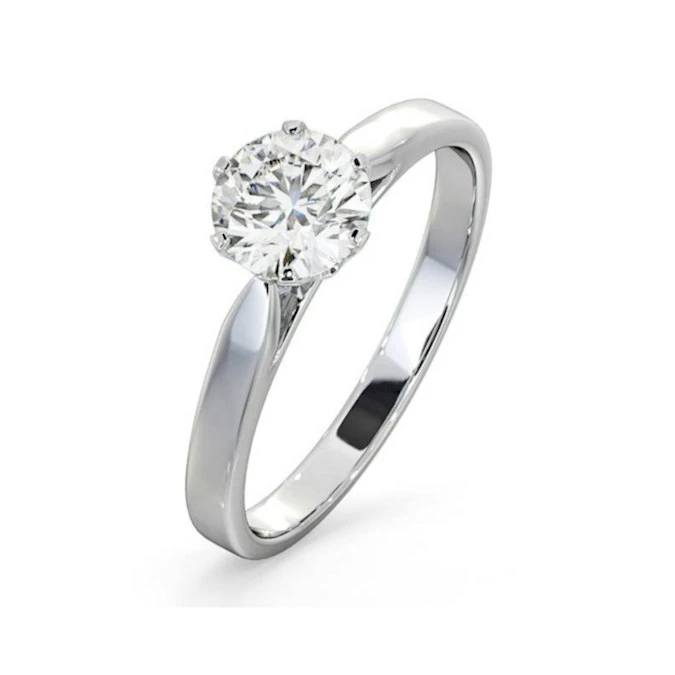 1.5ct Diamond Engagement Ring Low Set Chloe Lab F/VS1 18K White Gold 1 1.5ct Diamond Engagement Ring Low Set Chloe Lab F/VS1 18K White Gold