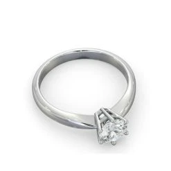 Certified 0.70CT Chloe High Platinum Engagement Ring E/VS2 9 Certified 0.70CT Chloe High Platinum Engagement Ring E/VS2 -The Diamond Store UT25 070W3