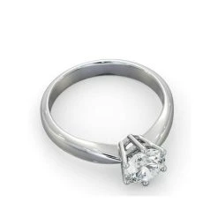 1 Carat Diamond Engagement Ring High Set Chloe Lab F/VS1 Platinum -The Diamond Store UT25 100W3 2