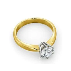 1 Carat Diamond Engagement Ring High Set Chloe Lab FVS1 18K Gold 9 1 Carat Diamond Engagement Ring High Set Chloe Lab FVS1 18K Gold -The Diamond Store UT25 100Y3 1