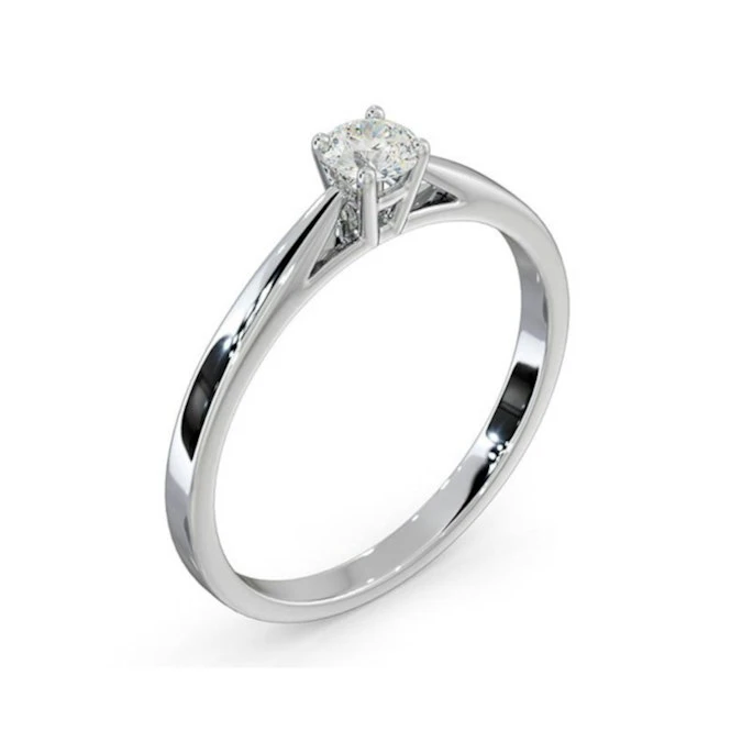 Engagement Ring Petra 0.25ct Lab Diamond G/Vs In Platinum 2 Engagement Ring Petra 0.25ct Lab Diamond G/Vs In Platinum - Image 2
