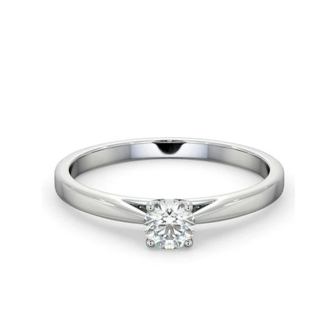 Engagement Ring Petra 0.33ct Lab Diamond H/Si In 18K White Gold 3 Engagement Ring Petra 0.33ct Lab Diamond H/Si In 18K White Gold - Image 3
