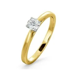 Engagement Ring Petra 0.33ct Lab Diamond G/Vs In 18K Gold