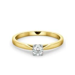 Engagement Ring Certified Petra 18K Gold Diamond 0.33CT 8 Engagement Ring Certified Petra 18K Gold Diamond 0.33CT -The Diamond Store UT26 033Y2 4