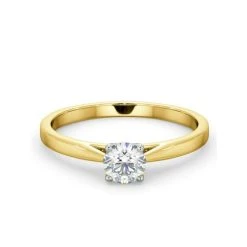 Engagement Ring Certified Petra 18K Gold Diamond 0.50CT 8 Engagement Ring Certified Petra 18K Gold Diamond 0.50CT -The Diamond Store UT26 050Y2 1