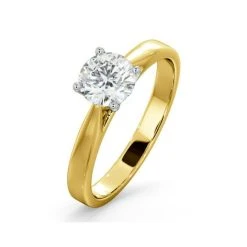 1 Carat Diamond Engagement Ring Petra Lab FVS1 IGI Certified 18K Gold