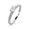 Certified Grace Platinum Diamond Engagement Ring 0.25CT H/SI