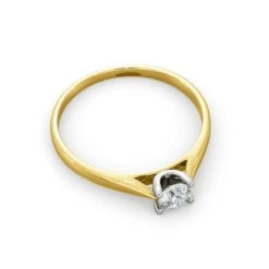 Engagement Ring Grace 0.25ct Lab Diamond G/Vs In 18K Gold -The Diamond Store UT27 025Y3