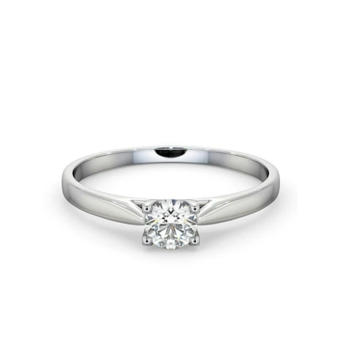 Engagement Ring Grace 0.33ct Lab Diamond H/Si In Platinum 3 Engagement Ring Grace 0.33ct Lab Diamond H/Si In Platinum - Image 3