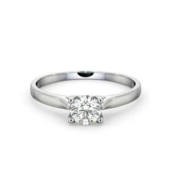Certified 0.50CT Grace Platinum Engagement Ring G/SI1 -The Diamond Store UT27 050W2