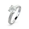 1 Carat Diamond Engagement Ring Grace Lab FVS1 18K White Gold