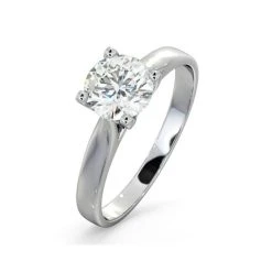 1 Carat Diamond Engagement Ring Grace Lab FVS1 IGI Certified Platinum