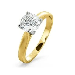 1 Carat Diamond Engagement Ring Grace Lab FVS1 IGI Certified 18K Gold