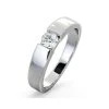 Certified Jessica 18K White Gold Diamond Engagement Ring 0.33CT
