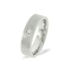 Leah 0.07CT H/SI Diamond And White Gold Wedding Ring