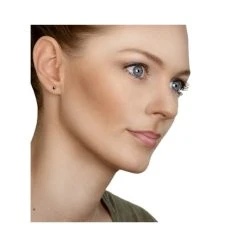 Sapphire 3mm 9K White Gold Stud Earrings 7 Sapphire 3mm 9K White Gold Stud Earrings -The Diamond Store Z1386h 1