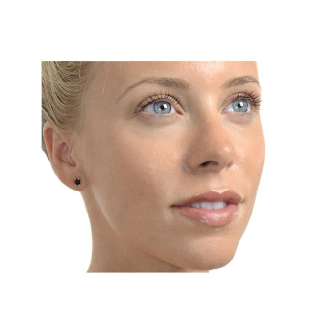 Sapphire 5mm X 4mm 0.80ct 9K Yellow Gold Earrings 2 Sapphire 5mm X 4mm 0.80ct 9K Yellow Gold Earrings - Image 2