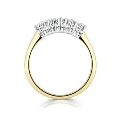 Grace 18K Gold 5 Stone Diamond Eternity Ring 0.33CT G/VS -The Diamond Store dr06 33ys 1