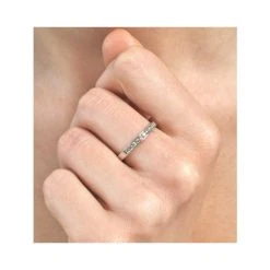 Rae Platinum Diamond Half Band Eternity Ring 0.25CT H/SI -The Diamond Store e3886h 4