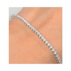 2CT Tennis Bracelet Lab Diamonds Claw Set In 9K White Gold -The Diamond Store fdt23 4juy v1 1