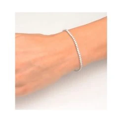 Diamond Tennis Bracelet Chloe 3.00ct H/Si Claw Set In 18K White Gold 11 Diamond Tennis Bracelet Chloe 3.00ct H/Si Claw Set In 18K White Gold -The Diamond Store fdt23 5juy v2