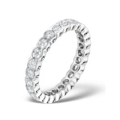 Eternity Ring Emily Diamond 1.15ct H/Si And 18K White Gold