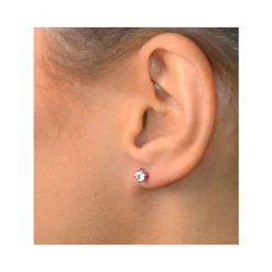 Diamond Earrings 0.50CT Studs Premium Quality In 18K White Gold 4.1mm 10 Diamond Earrings 0.50CT Studs Premium Quality In 18K White Gold 4.1mm -The Diamond Store fg23 72rmy v2