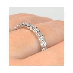 Eternity Ring Chloe Platinum Diamond 1.00ct H/Si -The Diamond Store hg34 322jus v1