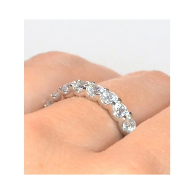 Eternity Ring Chloe Platinum Diamond 2.00ct G/Vs 4 Eternity Ring Chloe Platinum Diamond 2.00ct G/Vs - Image 4