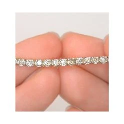 2ct Diamond Tennis Bracelet Claw Set In 9K Yellow Gold -The Diamond Store i3513 v3