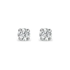 Diamond Stud Earrings 3mm 18K Gold - 0.20CT - Premium