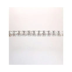 Silver Diamond Set 0.57ct Tennis Bracelet -The Diamond Store ud3226 v3