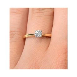 Engagement Ring Certified Petra 18K Gold Diamond 0.33CT 9 Engagement Ring Certified Petra 18K Gold Diamond 0.33CT -The Diamond Store ut26 55rma v1