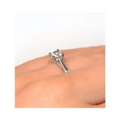 Engagement Ring Certified Petra 18K White Gold Diamond 0.50CT -The Diamond Store ut26 72rmy v1