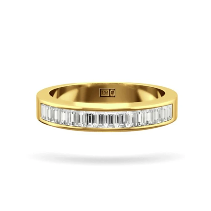 GRACE 18K Gold Diamond ETERNITY RING 0.50CT H/SI 2 GRACE 18K Gold Diamond ETERNITY RING 0.50CT H/SI - Image 2