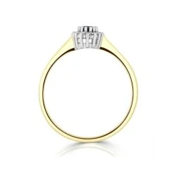 Sapphire 5 X 3mm And Diamond 9K Gold Ring A3225 8 Sapphire 5 X 3mm And Diamond 9K Gold Ring A3225 -The Diamond Store y1003s