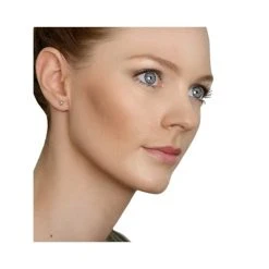 Emerald 3 X 3mm 9K White Gold Stud Earrings -The Diamond Store z1387h 1